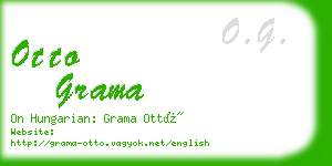 otto grama business card